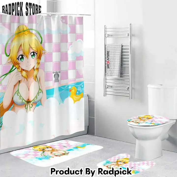Leafa suguha kirigaya anime girls in bathtub combo bathroom set   rp0203167